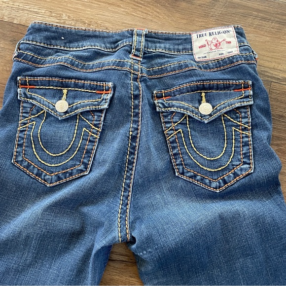 True Religion Jennie mid rise capri curvy 30 - Picture 8 of 10